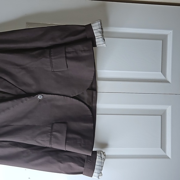 Theory Womens Brown Blazer Sz 2 - Picture 5 of 11